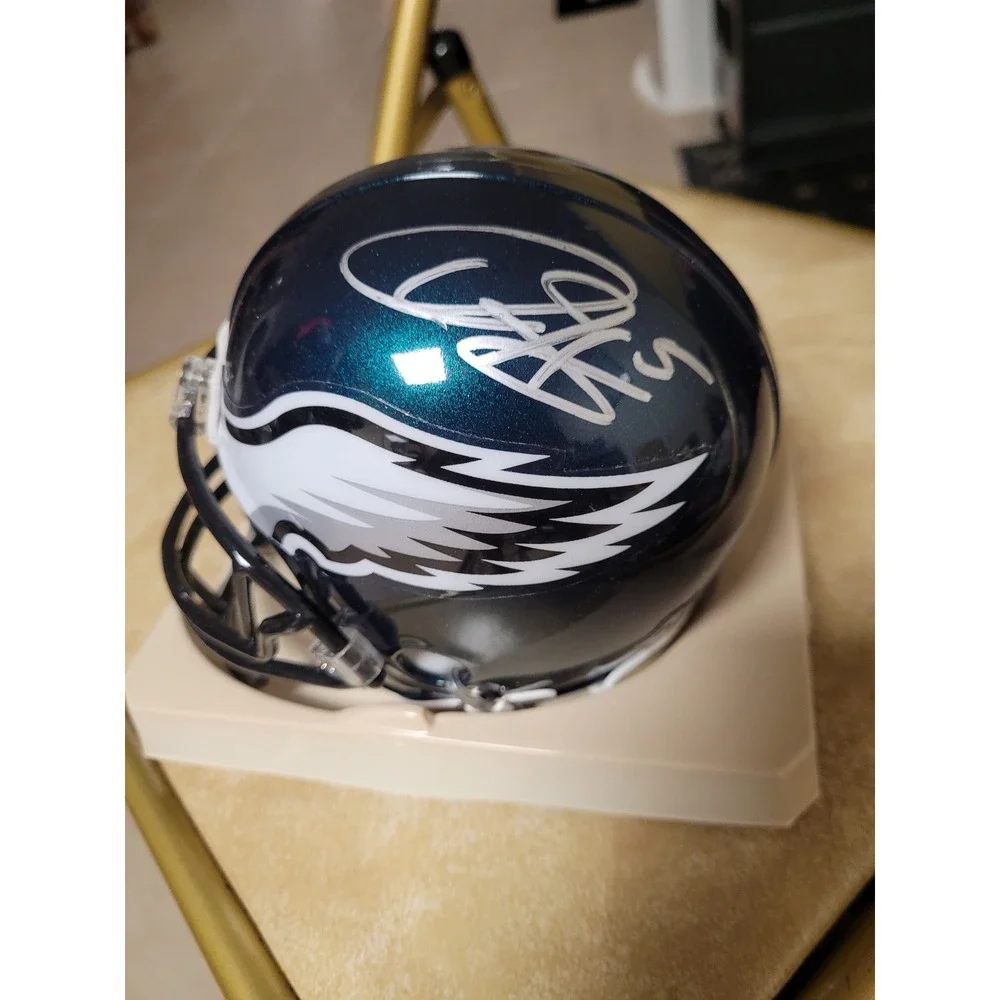 Phila EAGLES Riddell Mini Helmet Authentic NFL Football McNabb Collectible‎